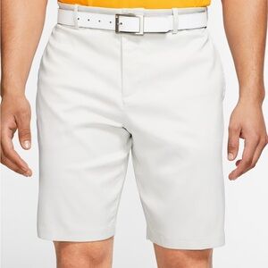 Nike Men's Flat Front White Shorts